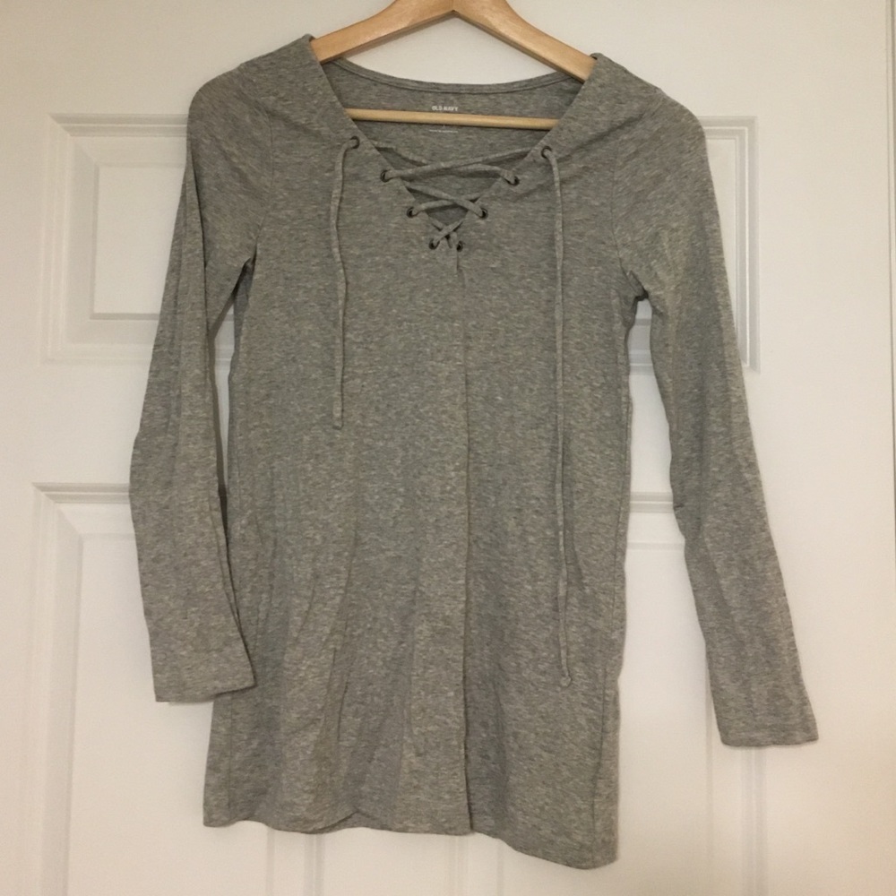 Old Navy lace up shirt